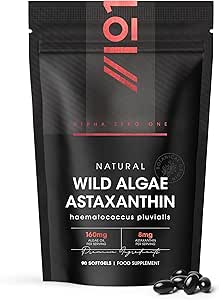 Astaxanthin 160mg - 90 High Strength Softgel Capsules