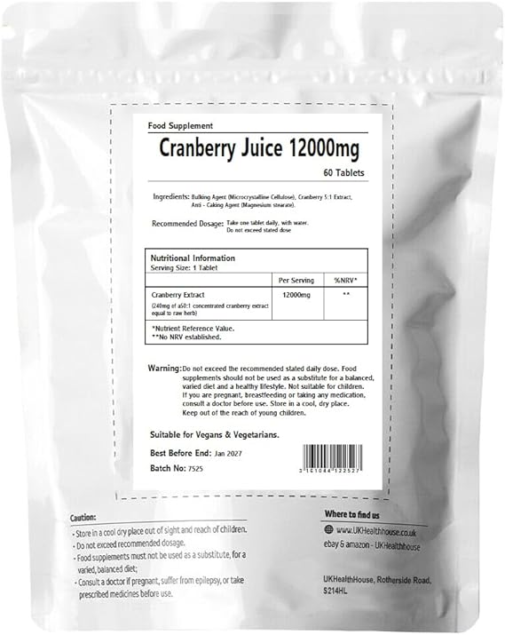 Cranberry tablets Cranberry tablets