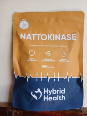 Nattokinase Enzyme Capsules for cholesterol and heart health (180s)