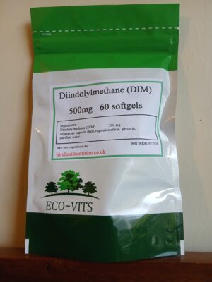 DIM 500mg Diindolylmethane 60 softgels hormone balance supplement