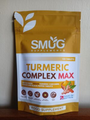 Turmeric Curcumin with Ginger and Black Pepper 120 vegan tablets
