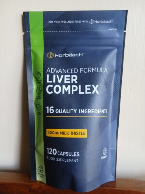 Liver Complex with Milk Thistle 400mg 120 vegan capsules